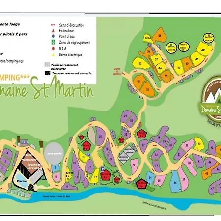 مكان تخييم Domaine Saint Martin 4 Etoiles Casteil